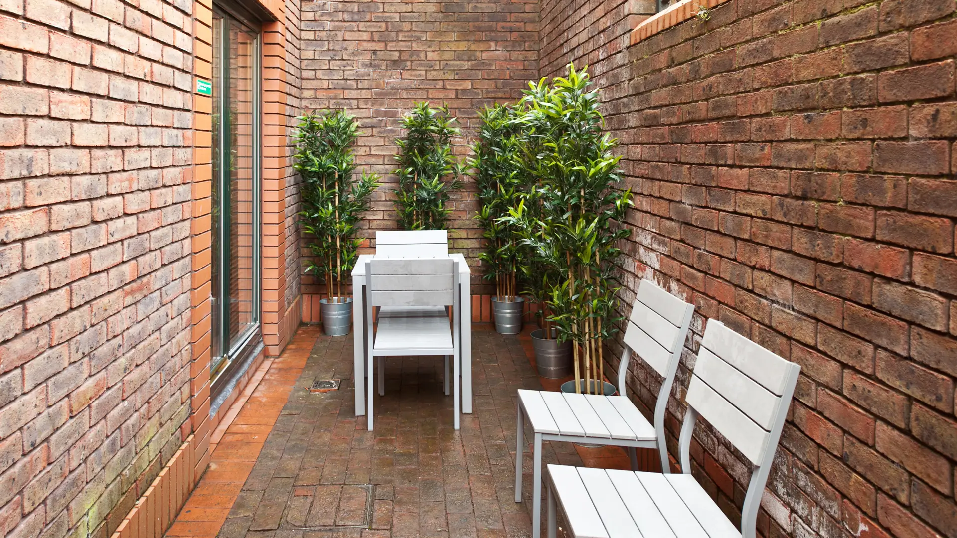 Private city centre terrace