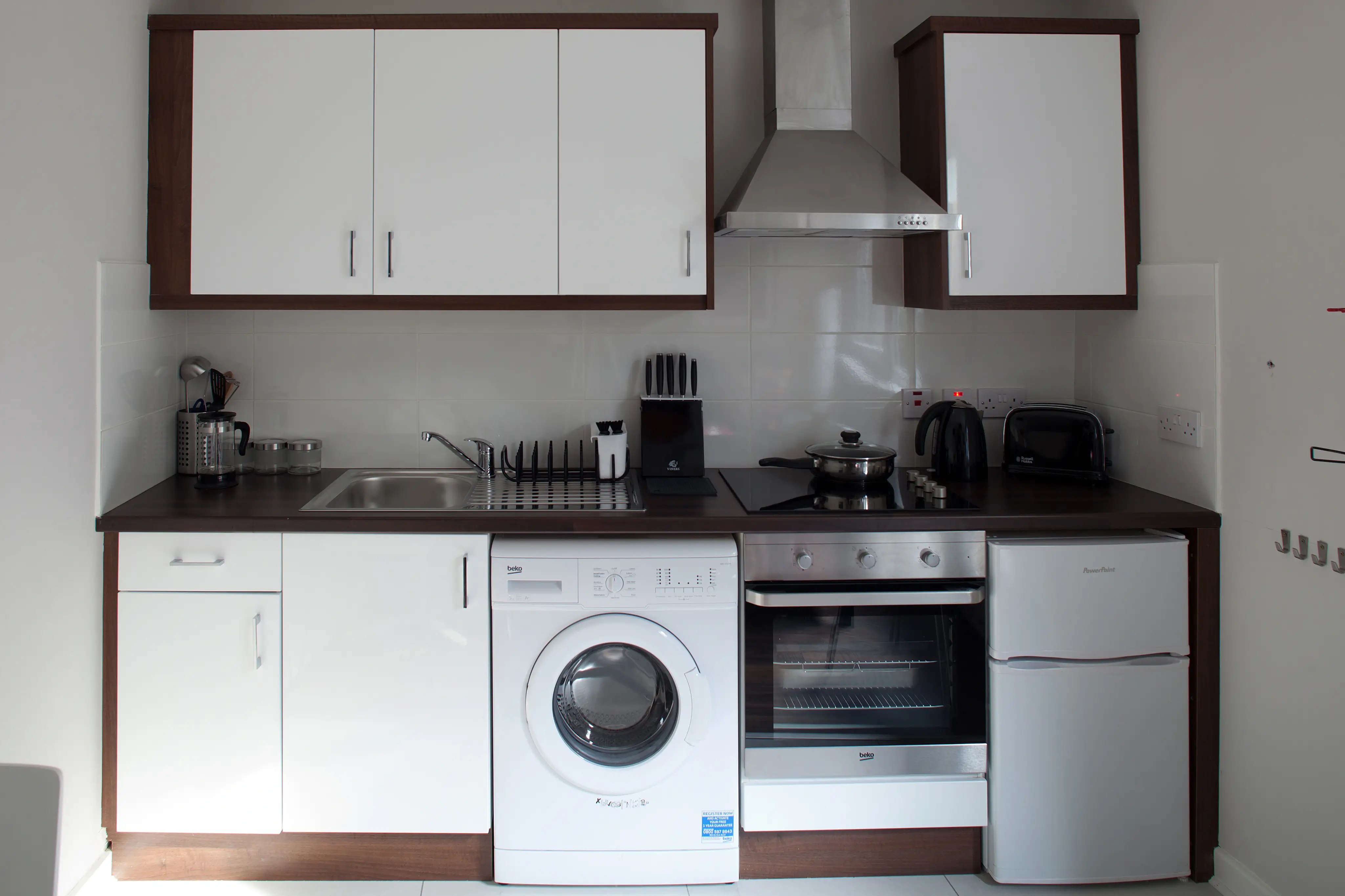 Modern kitchen with modern fittings